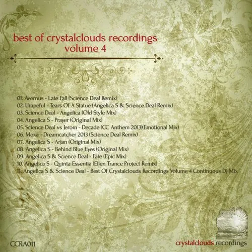 Science Deal & Angelica S - Best Of Crystalclouds Recordings Vol. 4 - 2019 cover image