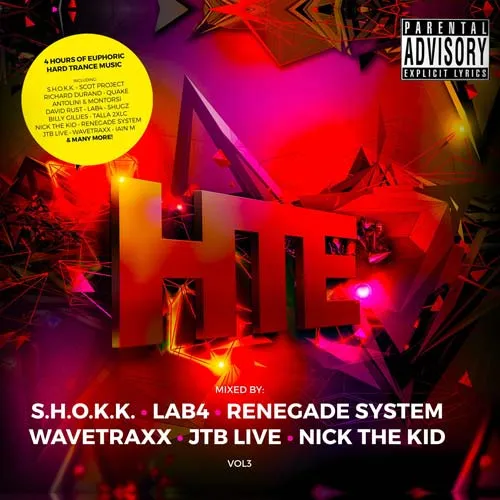 Wavetraxx, JTB Live, Nick The Kid, S.H.O.K.K., Renegade System & Lab 4 - HTE Hard Trance Europe Vol. 3 - 2021 cover image